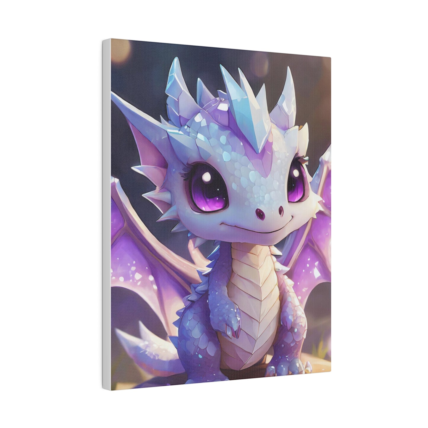Matte Canvas Crystal Dragon