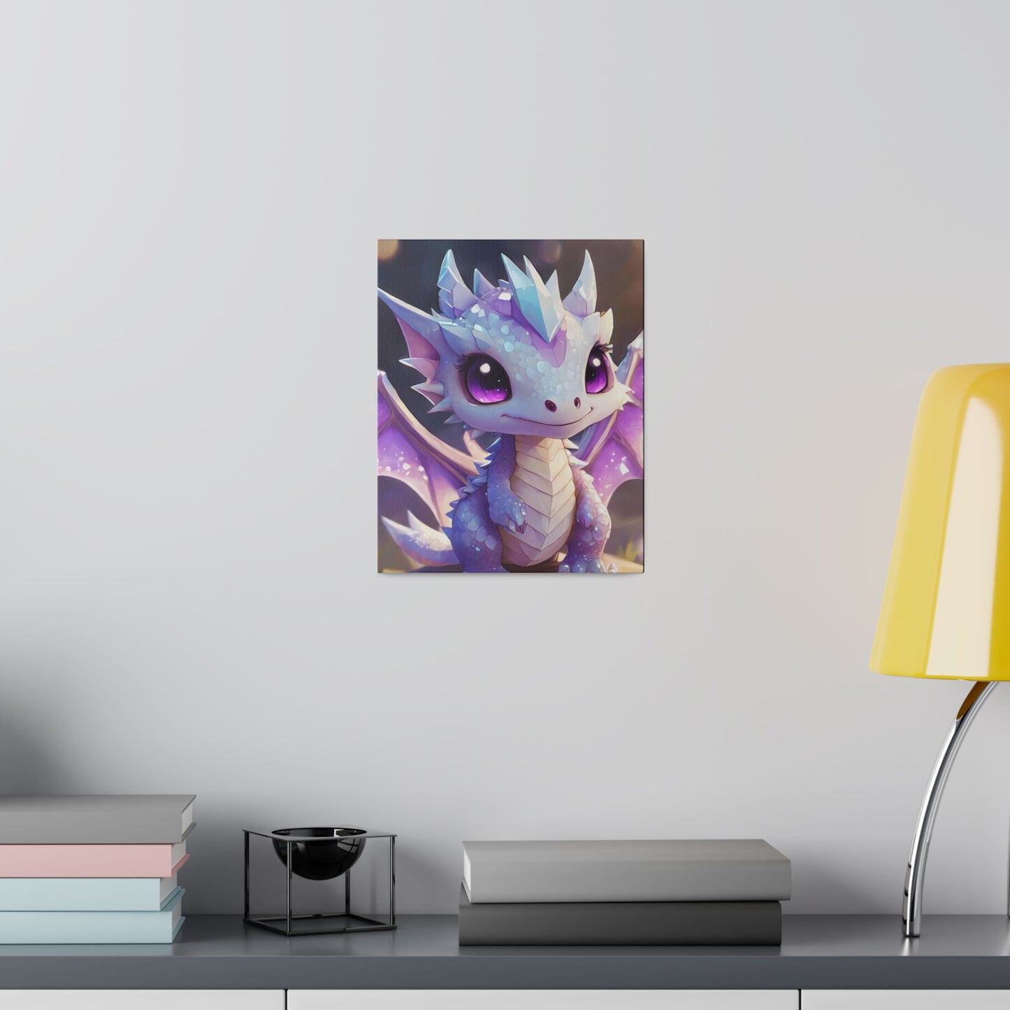 Matte Canvas Crystal Dragon