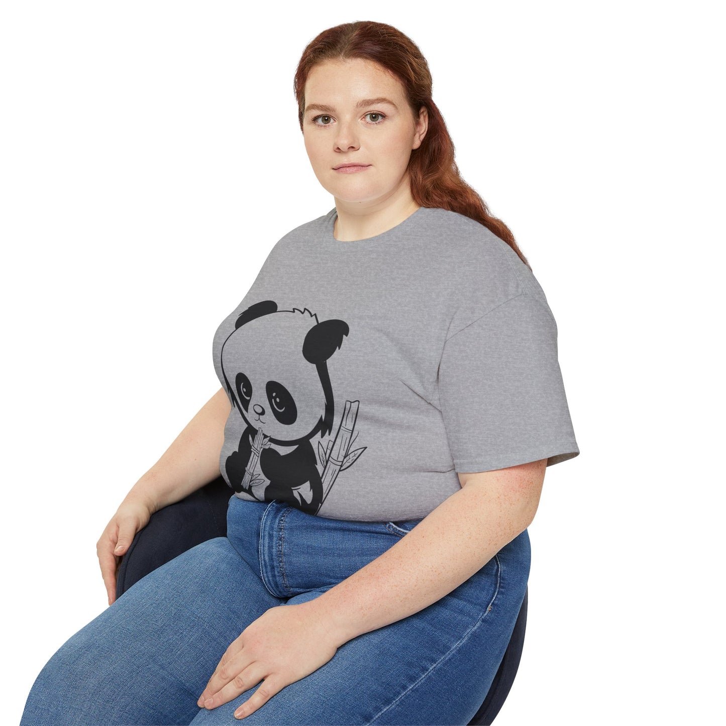 Unisex Cotton T-shirt Panda