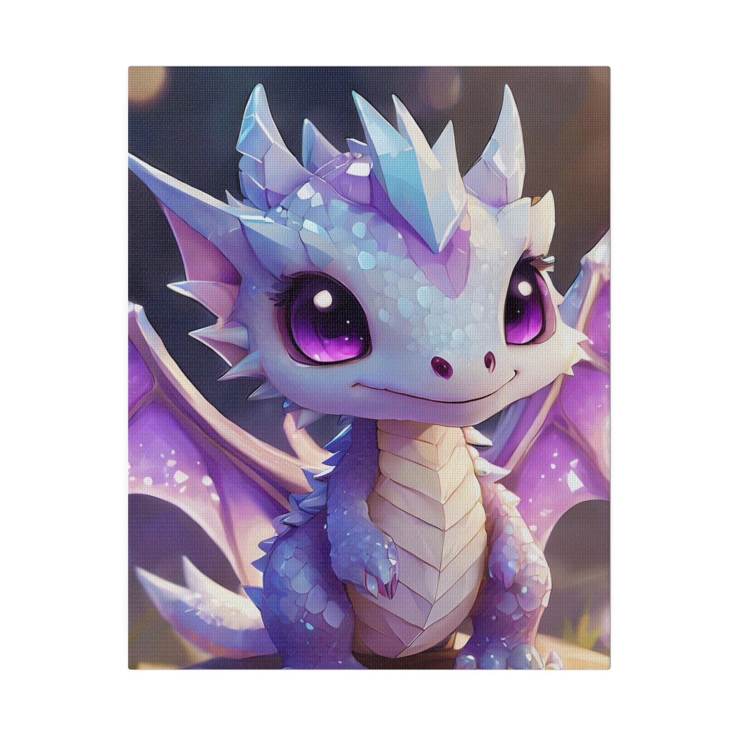 Matte Canvas Crystal Dragon