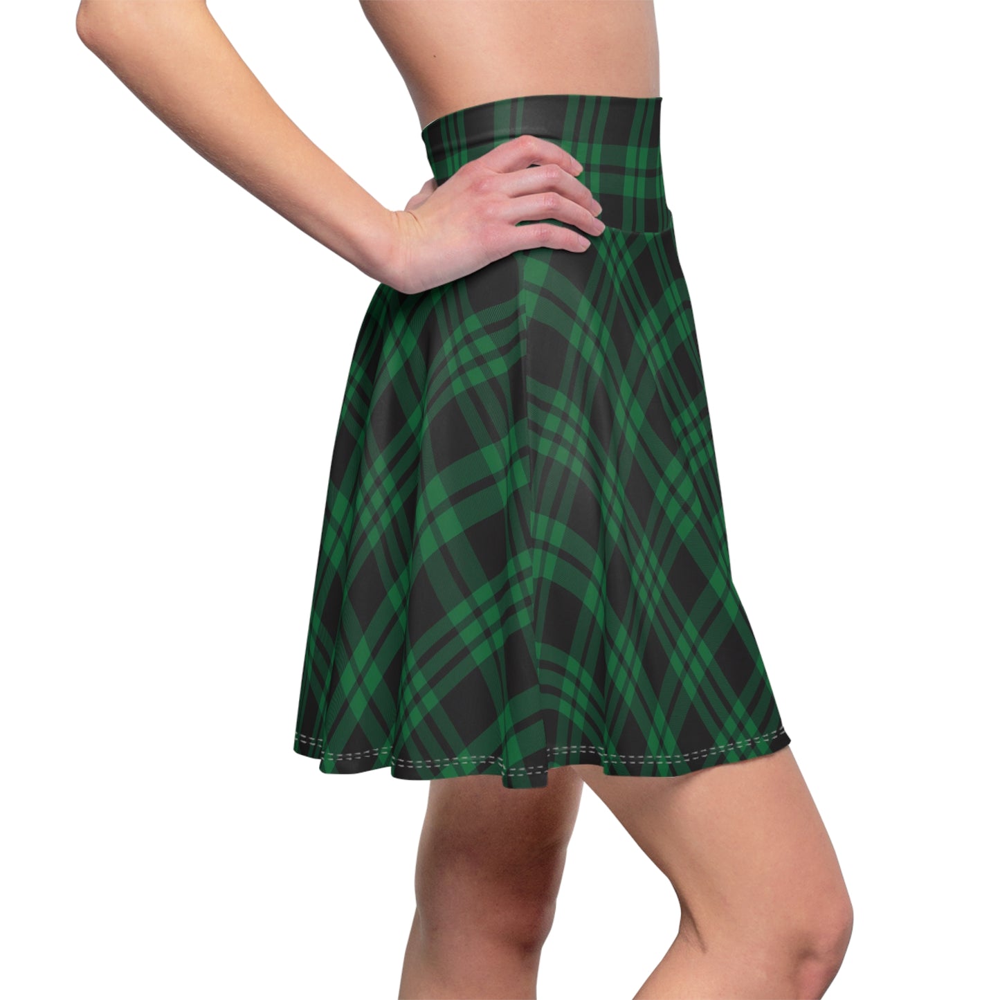 Women's Punk Skirt Checkered