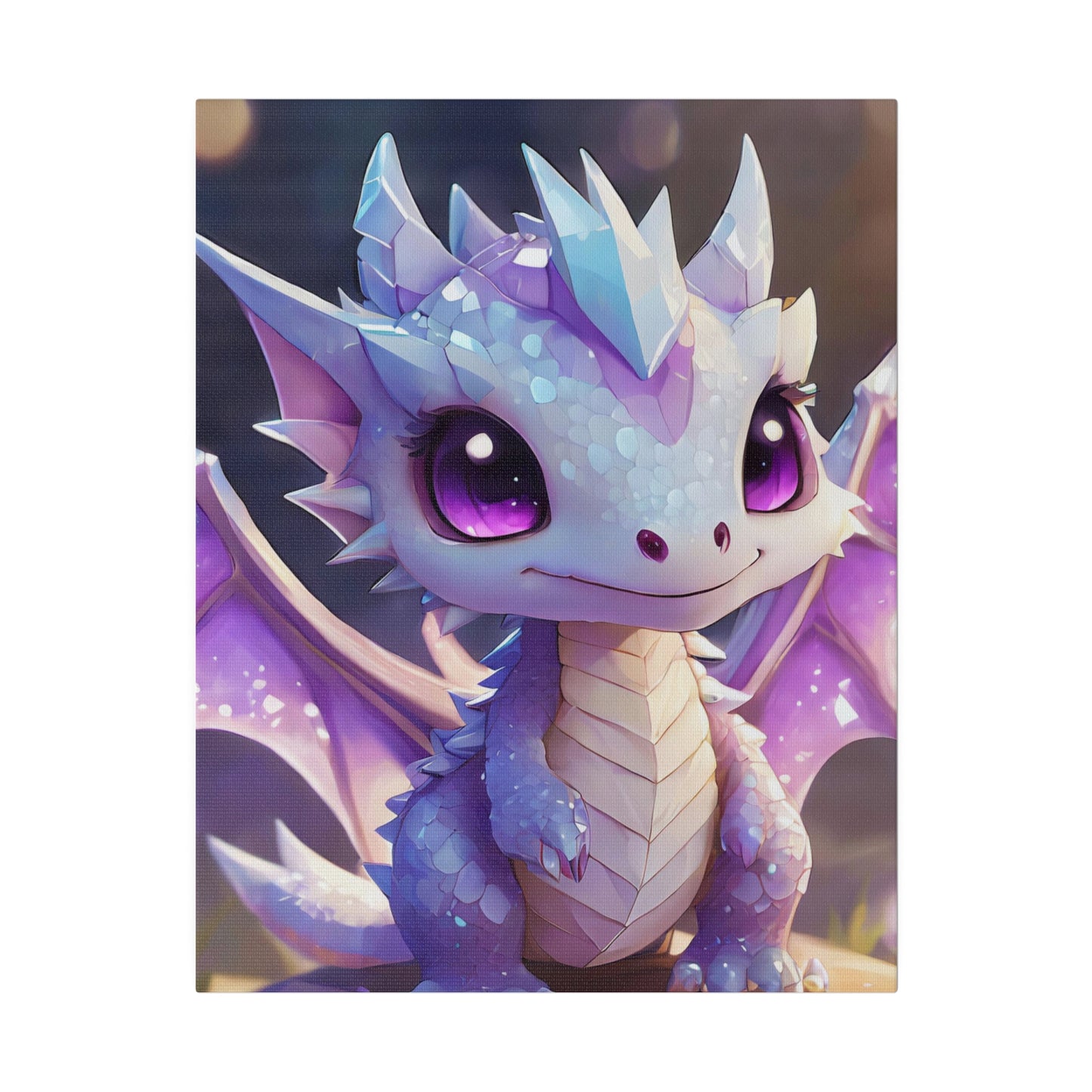 Matte Canvas Crystal Dragon