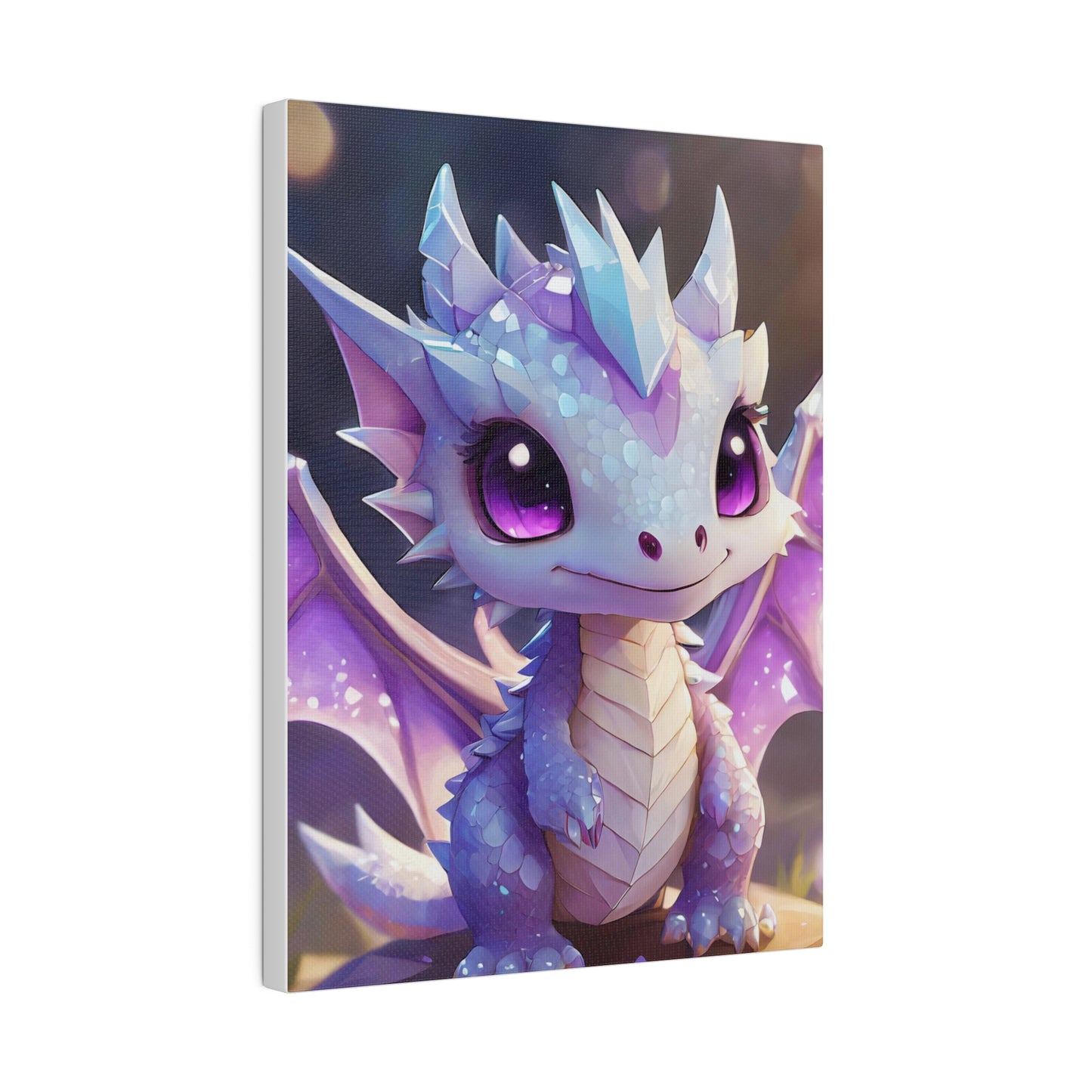 Matte Canvas Crystal Dragon