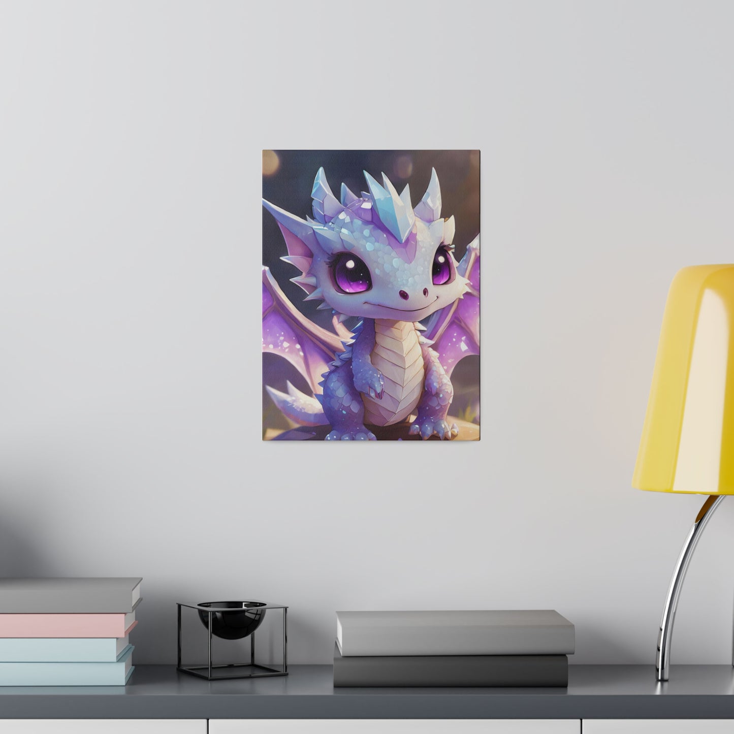Matte Canvas Crystal Dragon