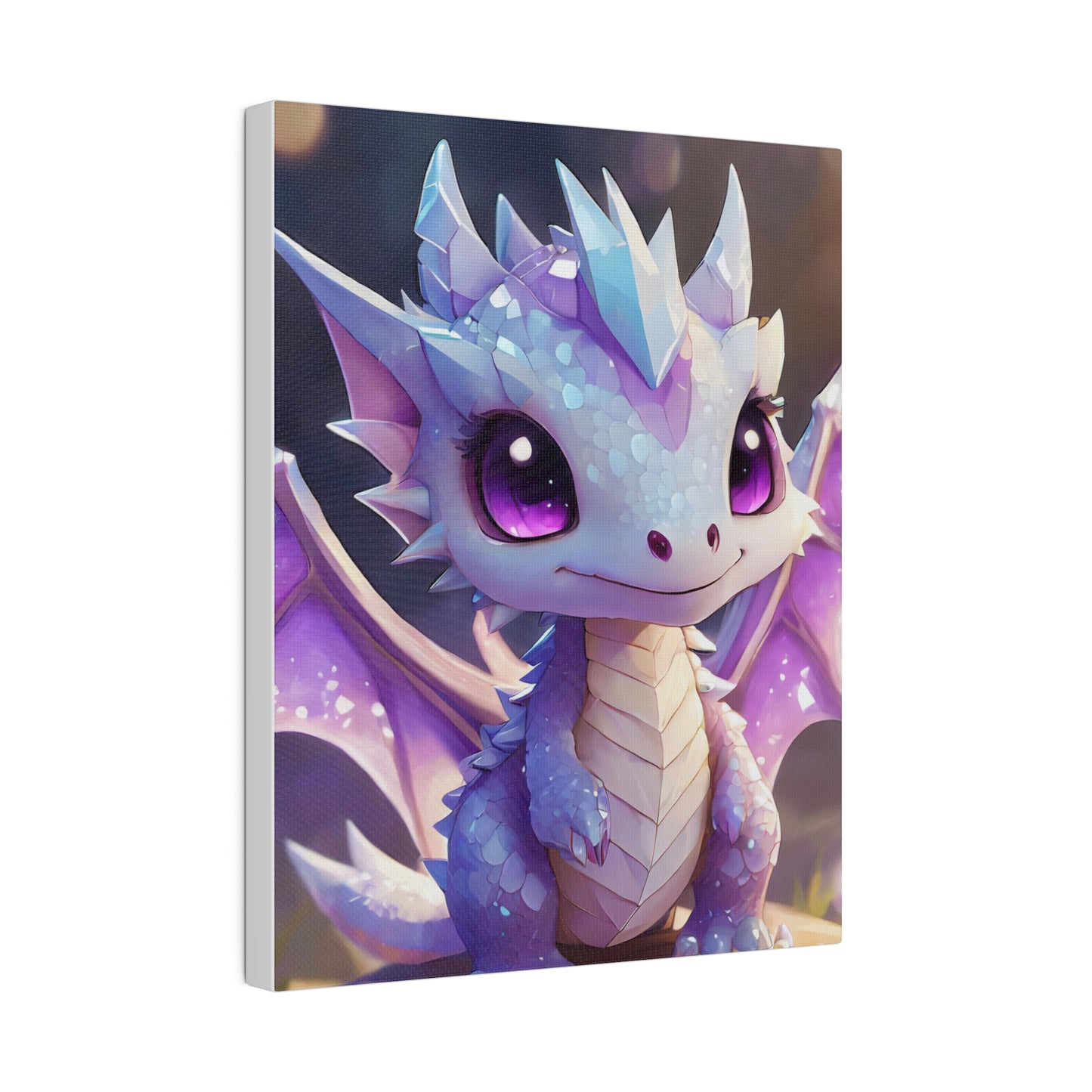 Matte Canvas Crystal Dragon