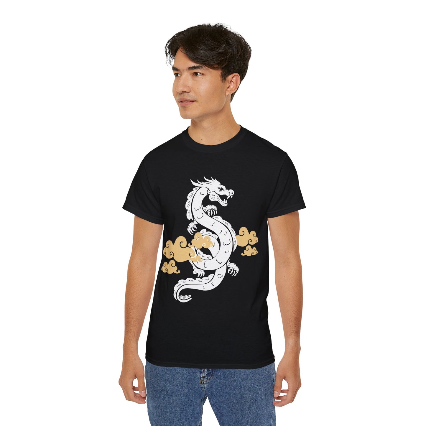 Unisex Cotton T-shirt Dragon