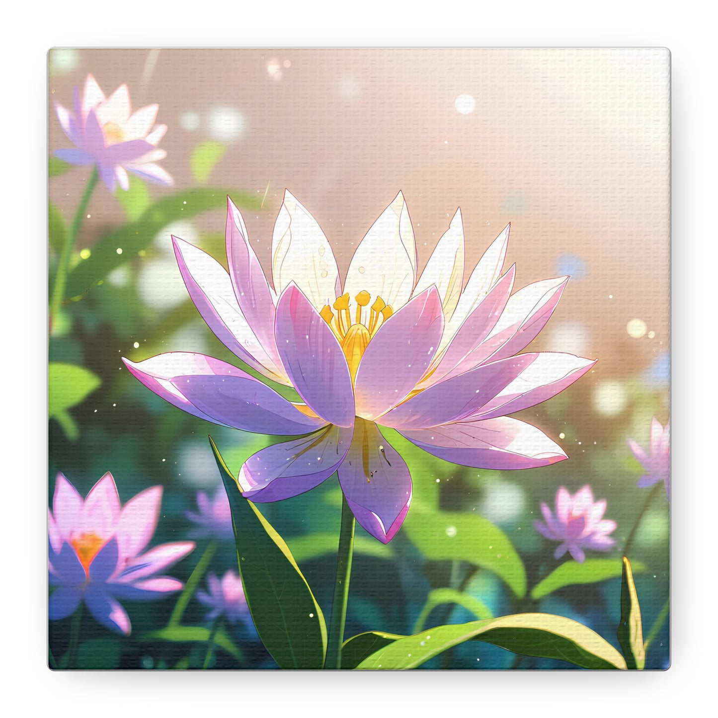 Matte Canvas Flowers