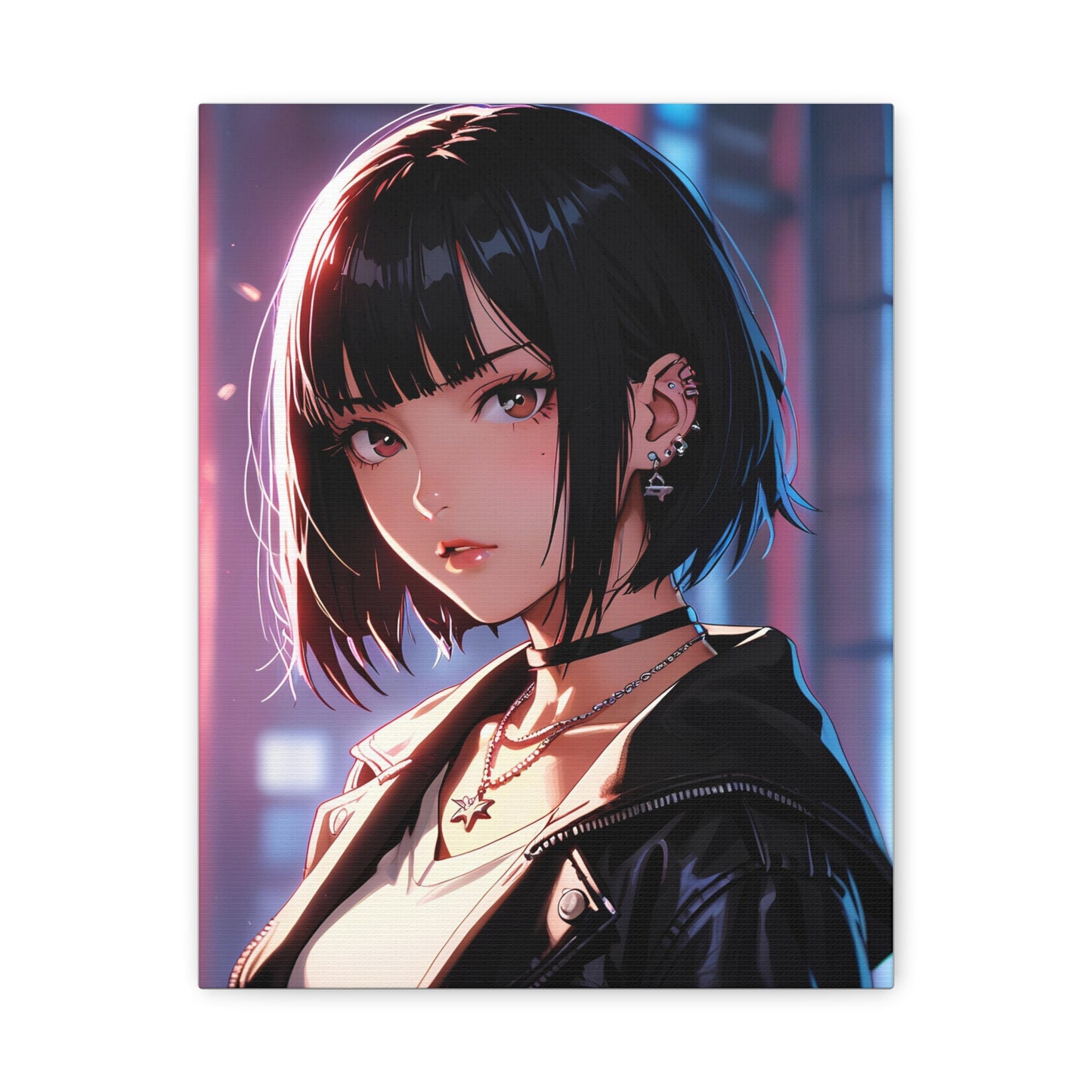 Matte Canvas Anime Style