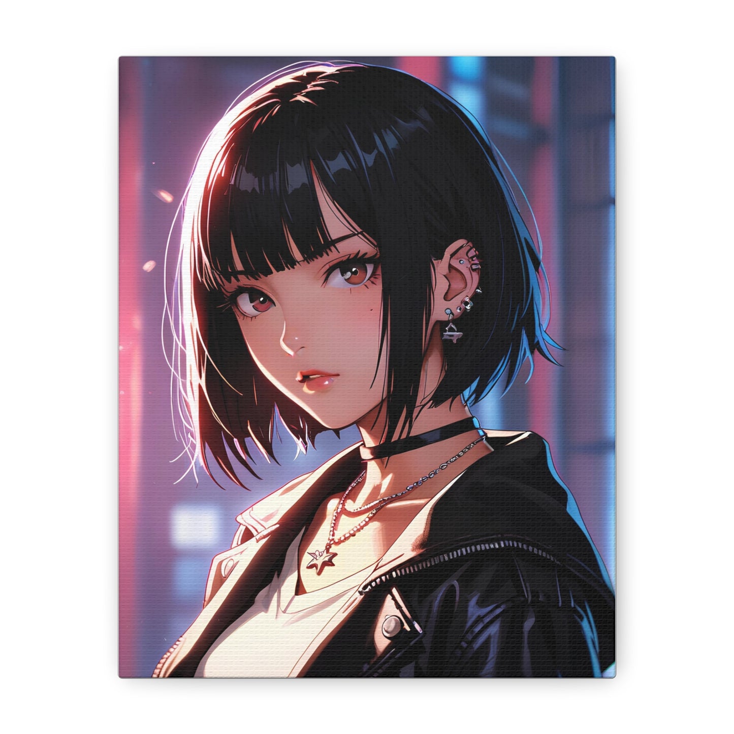 Matte Canvas Anime Style