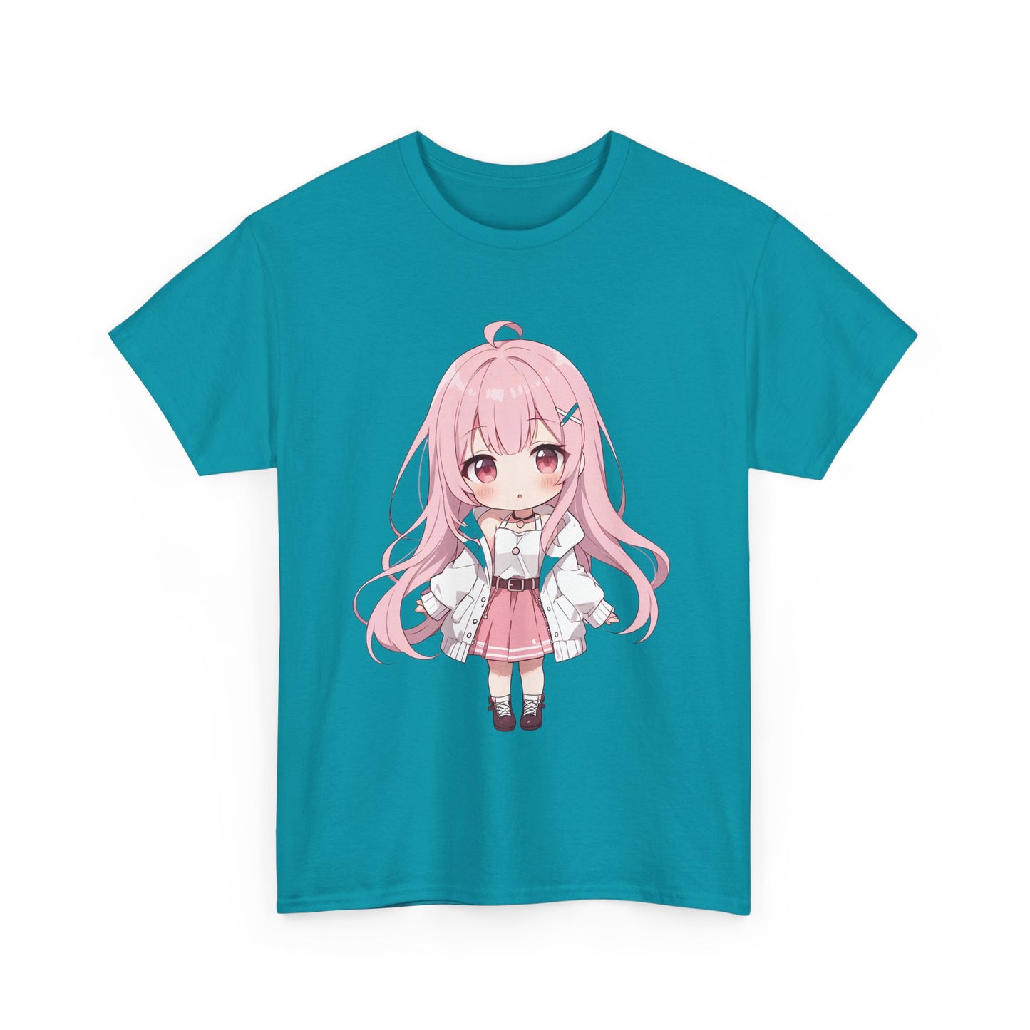 Cotton T-shirt Cute Chibi Girl