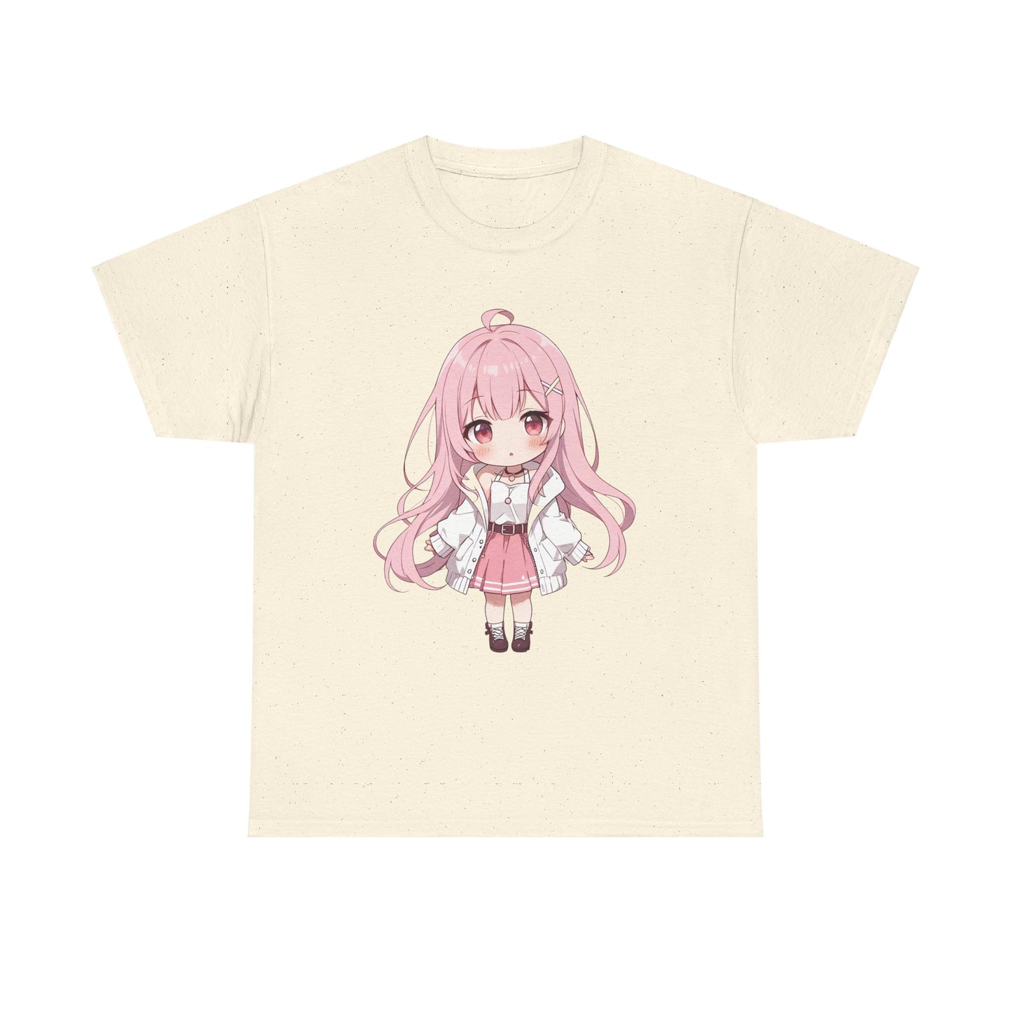 Cotton T-shirt Cute Chibi Girl