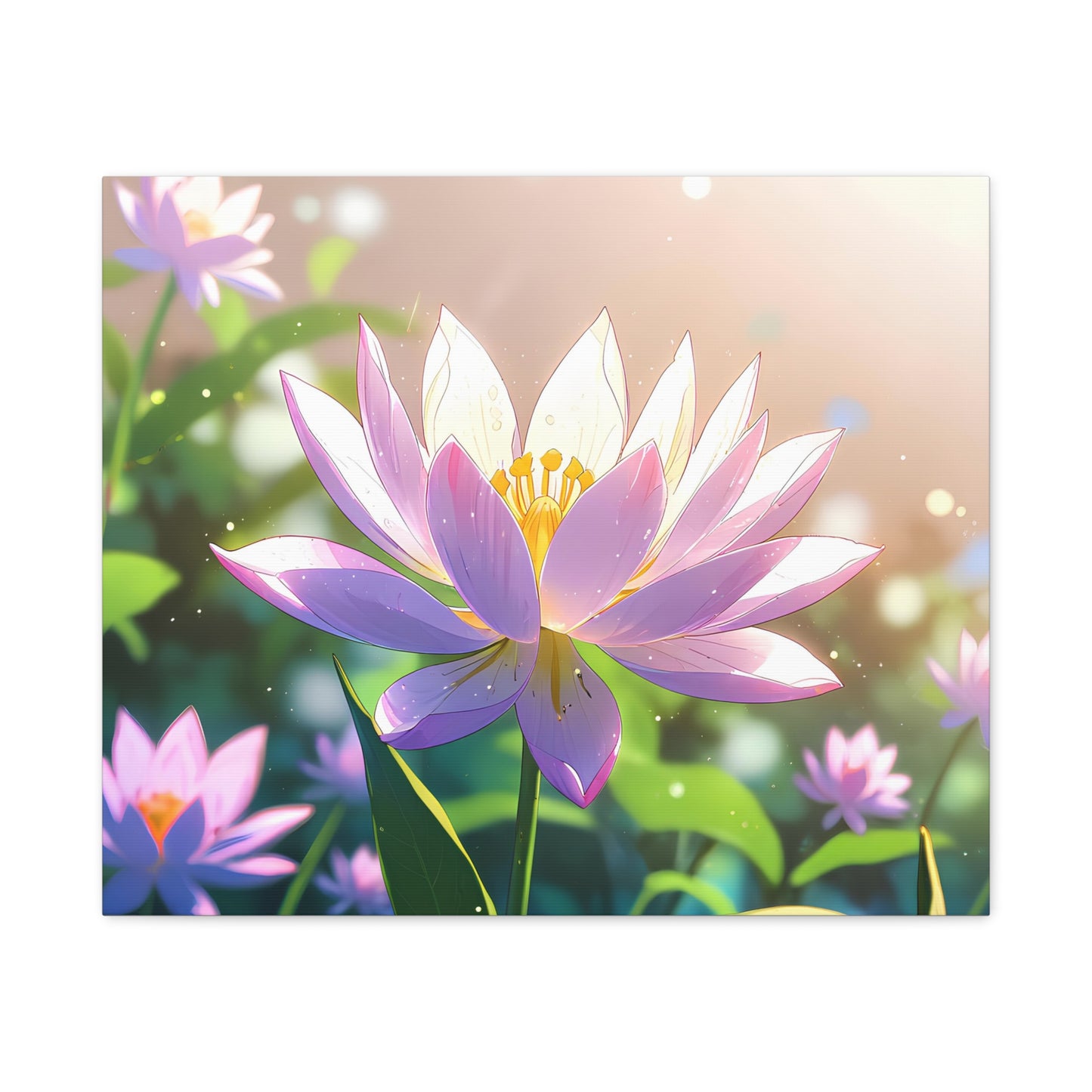 Matte Canvas Flowers