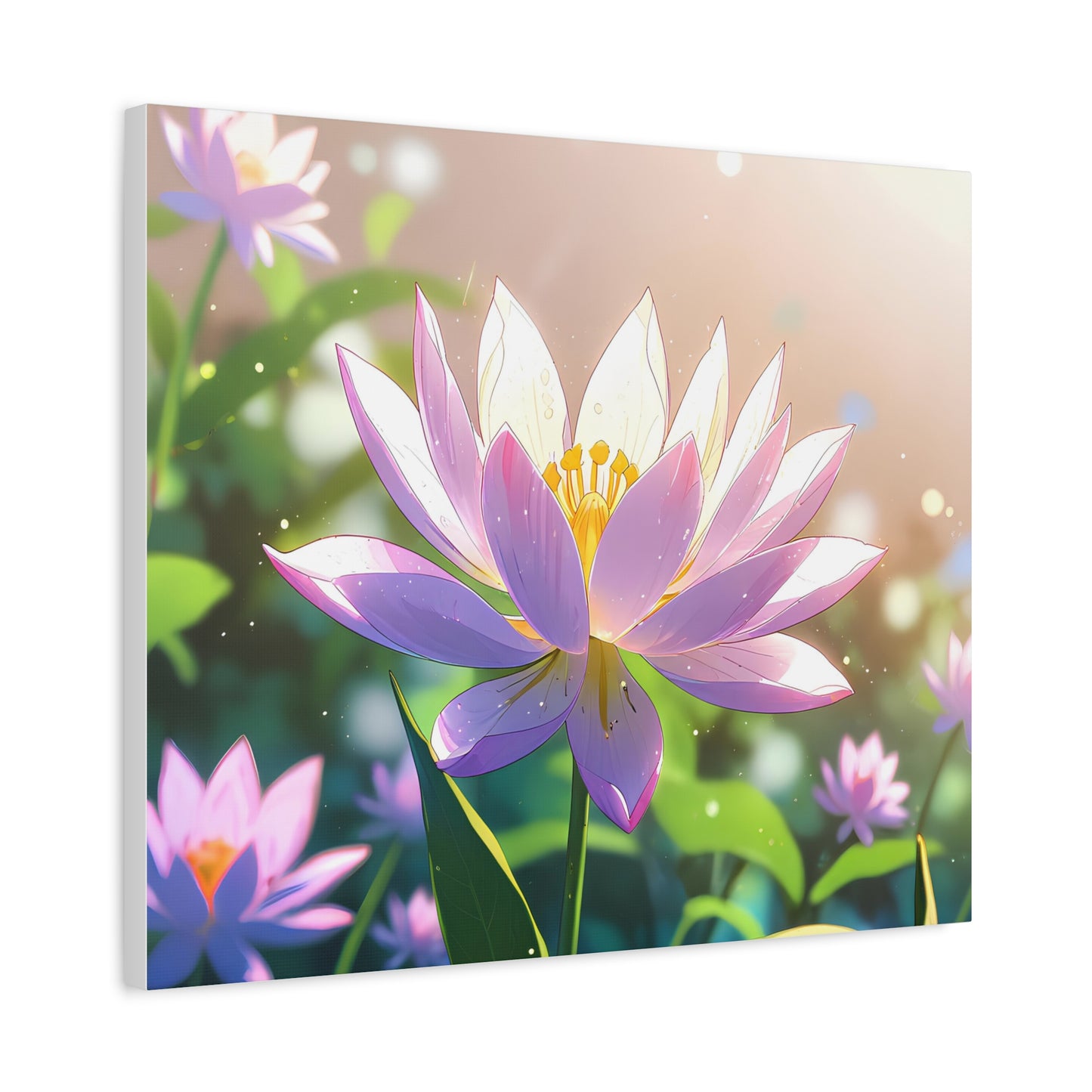 Matte Canvas Flowers
