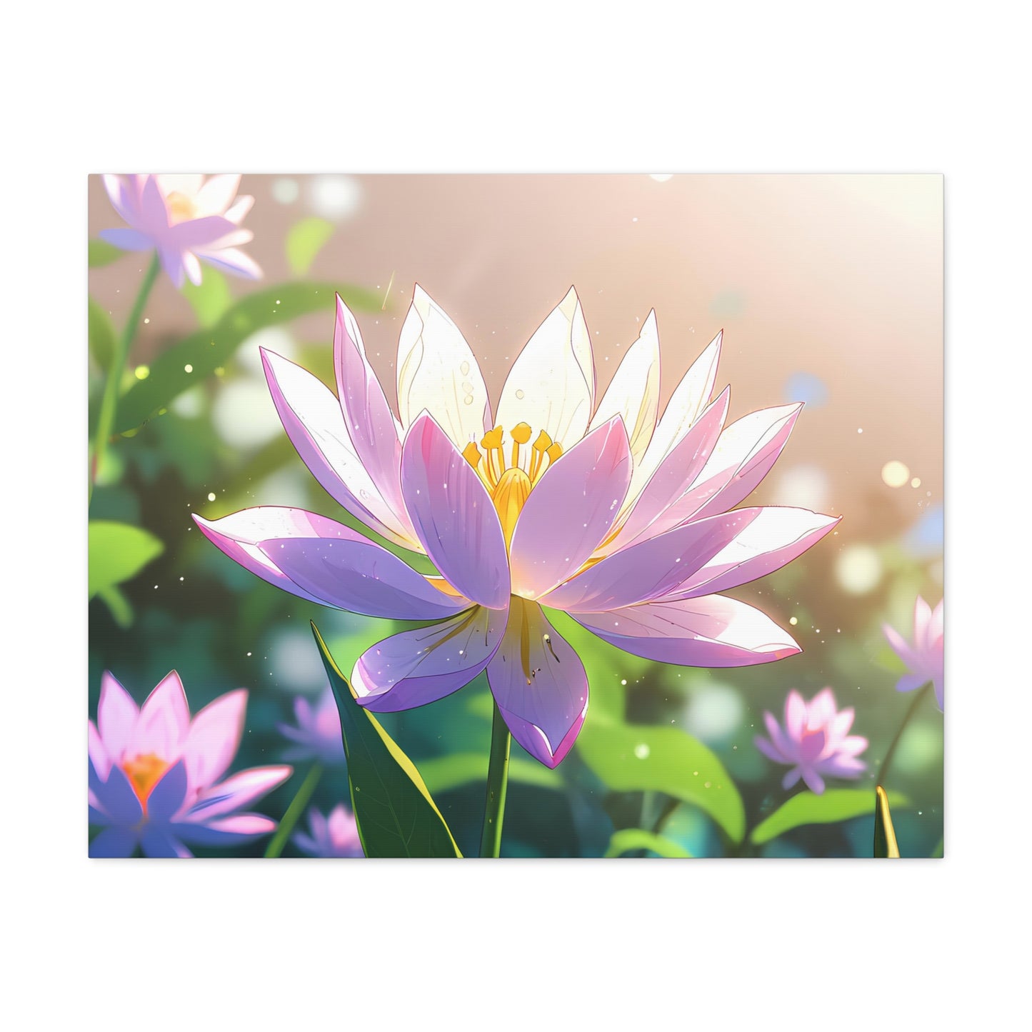Matte Canvas Flowers