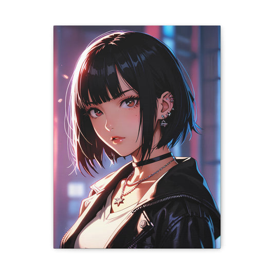 Matte Canvas Anime Style