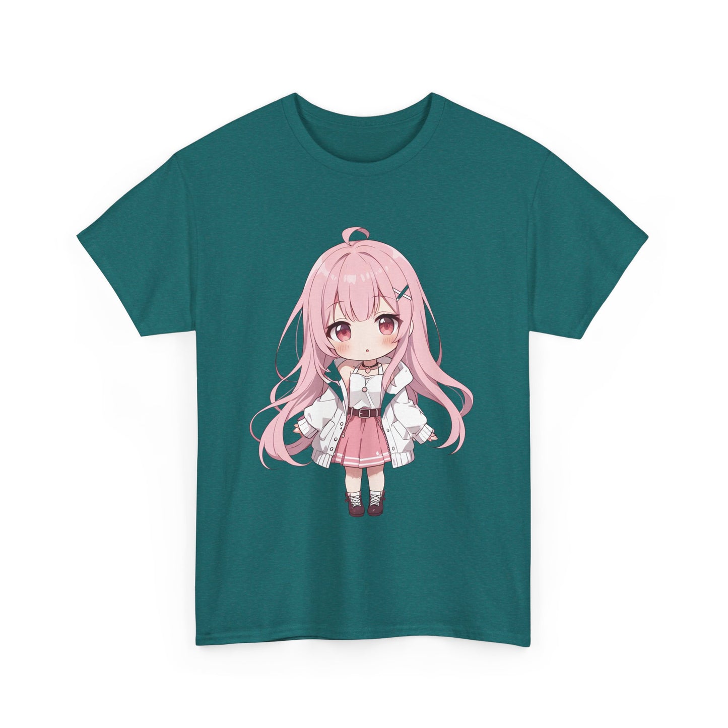 Cotton T-shirt Cute Chibi Girl