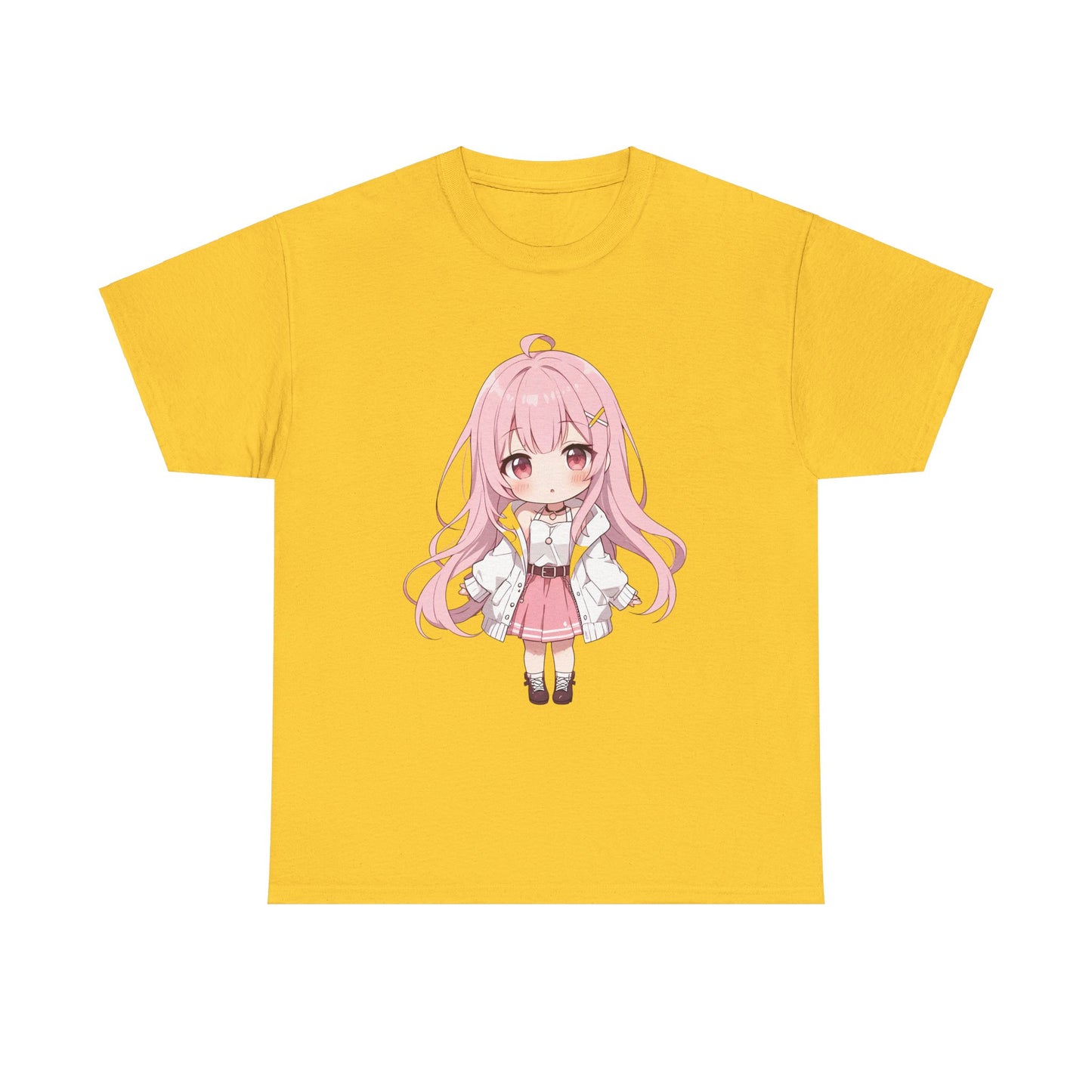 Cotton T-shirt Cute Chibi Girl