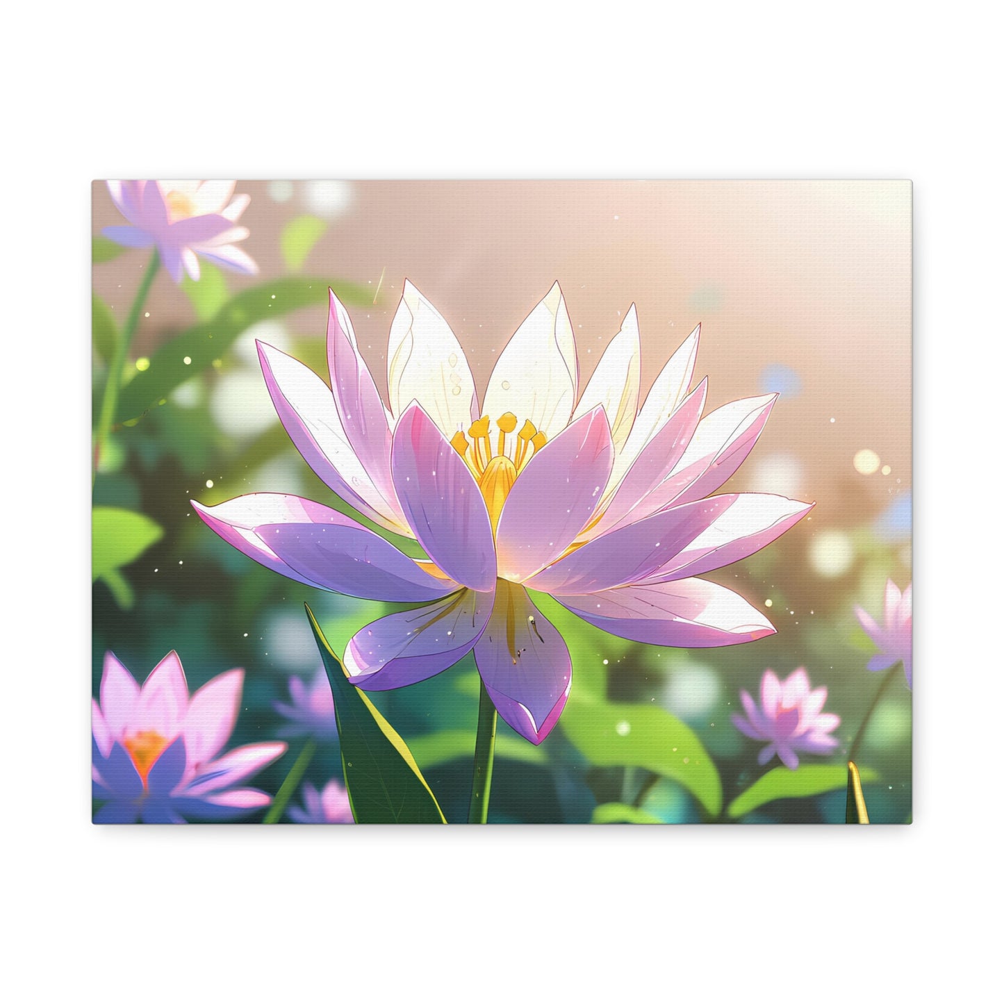 Matte Canvas Flowers