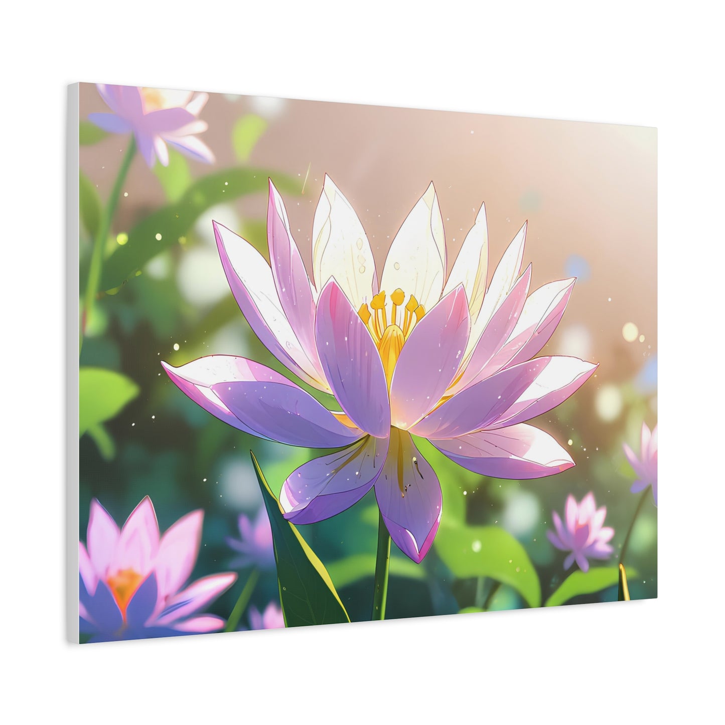 Matte Canvas Flowers