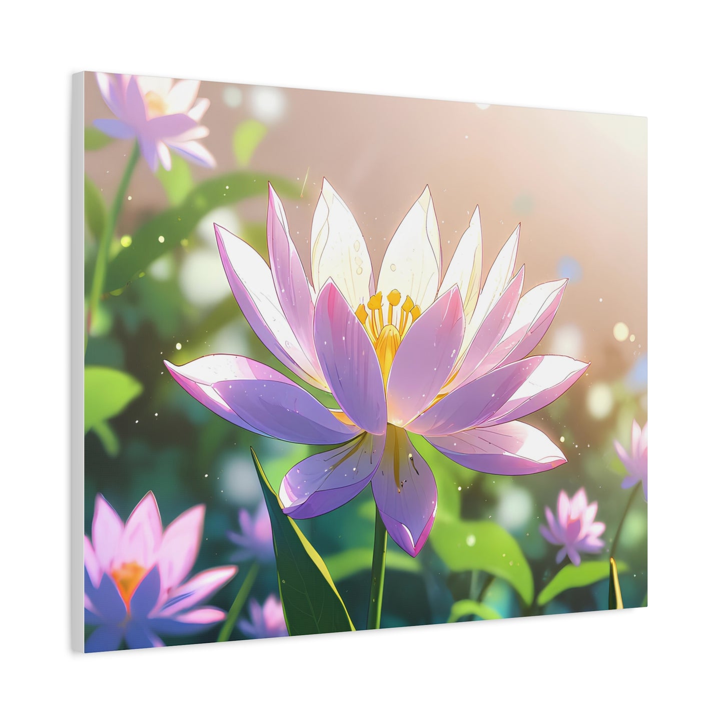 Matte Canvas Flowers