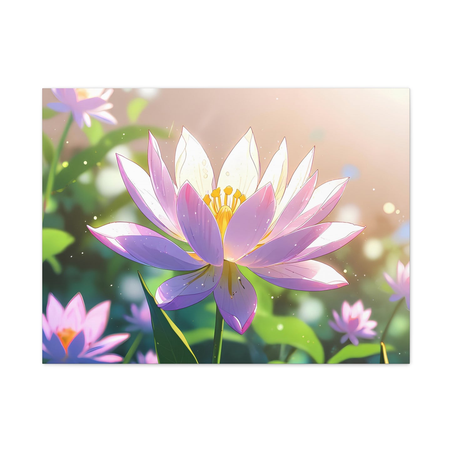 Matte Canvas Flowers
