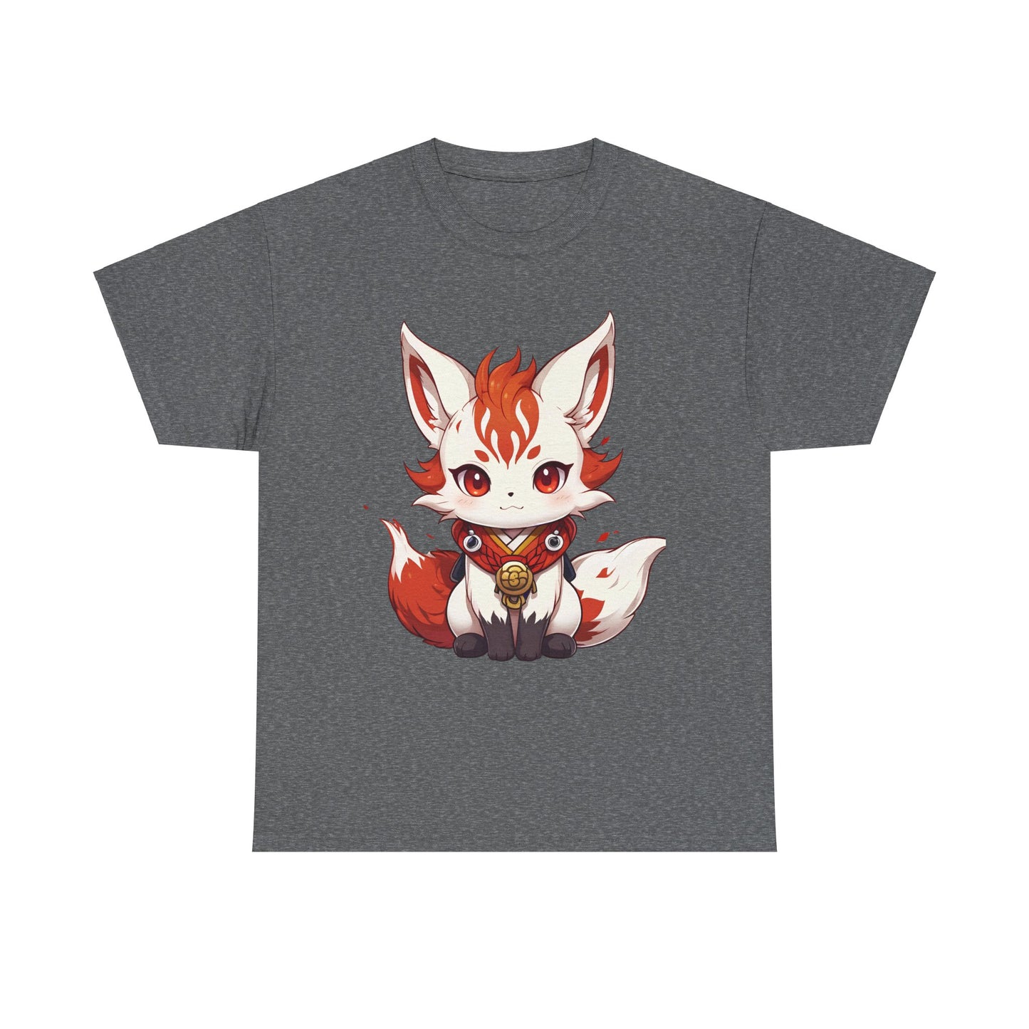 Unisex Cotton T-shirt Chibi Fire Fox