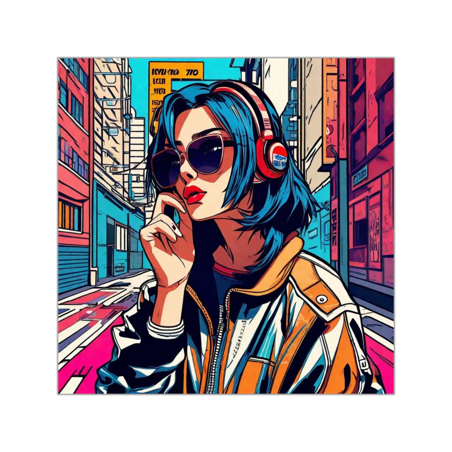 Square Vinyl Sticker