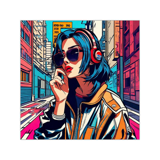 Square Vinyl Sticker