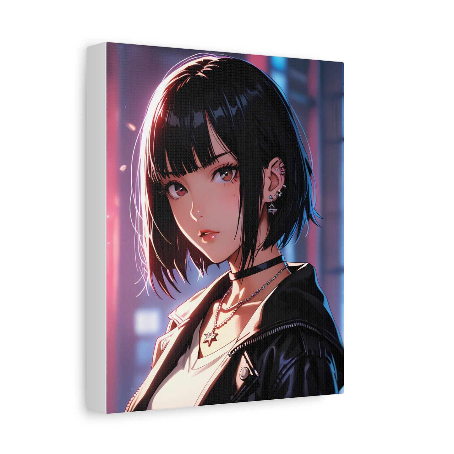 Matte Canvas Anime Style