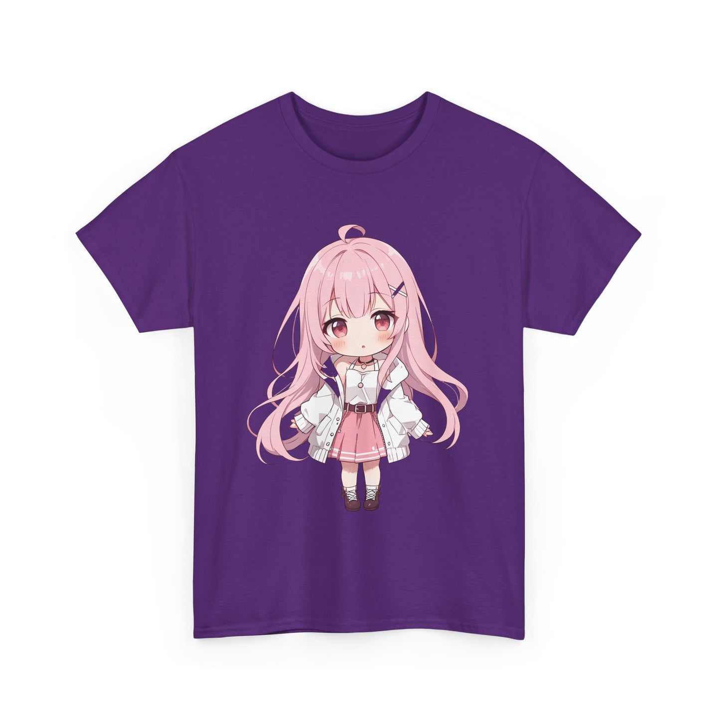 Cotton T-shirt Cute Chibi Girl