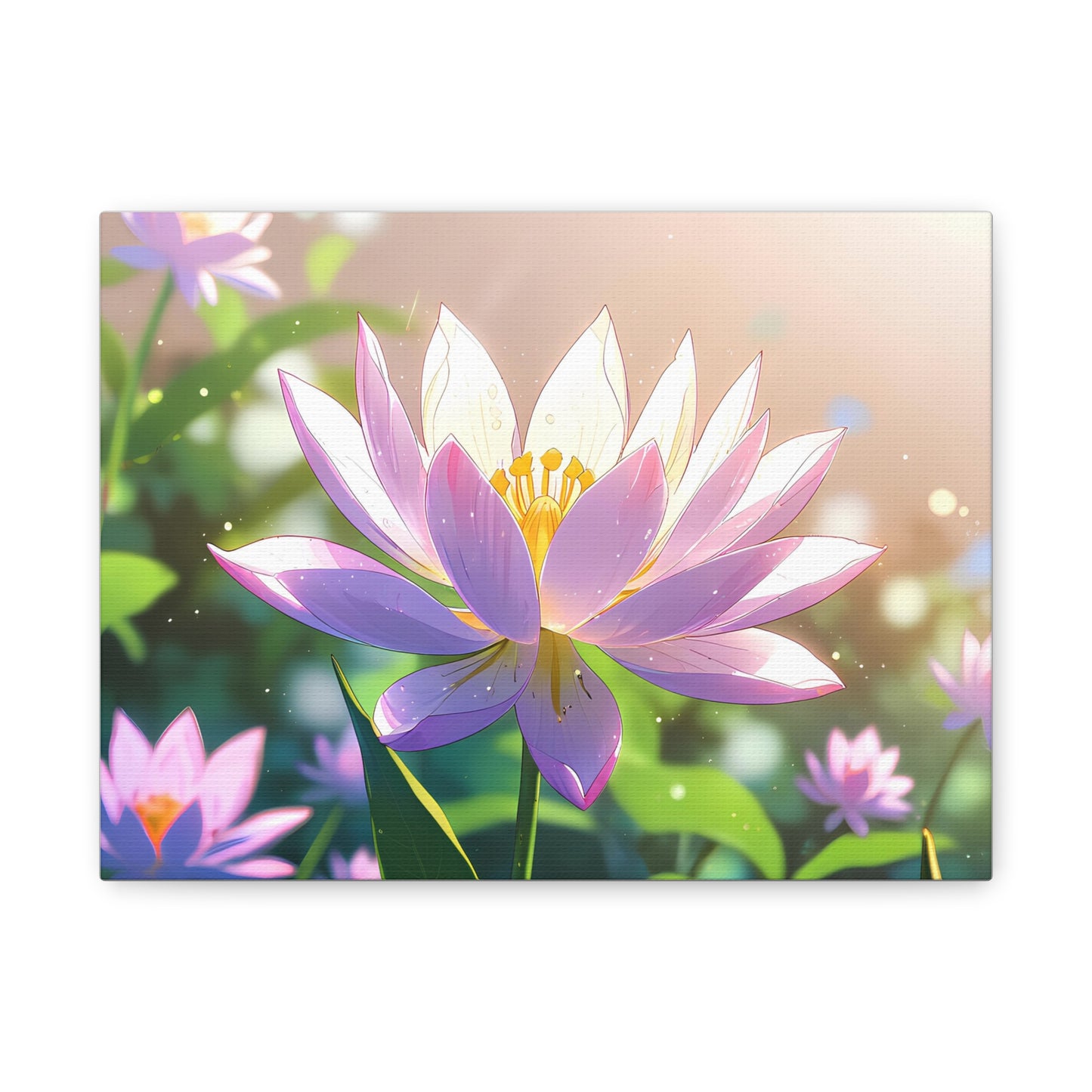 Matte Canvas Flowers