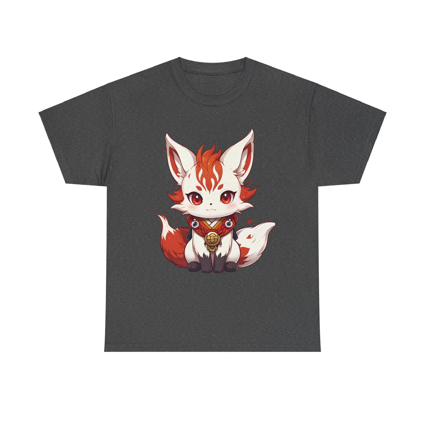 Unisex Cotton T-shirt Chibi Fire Fox