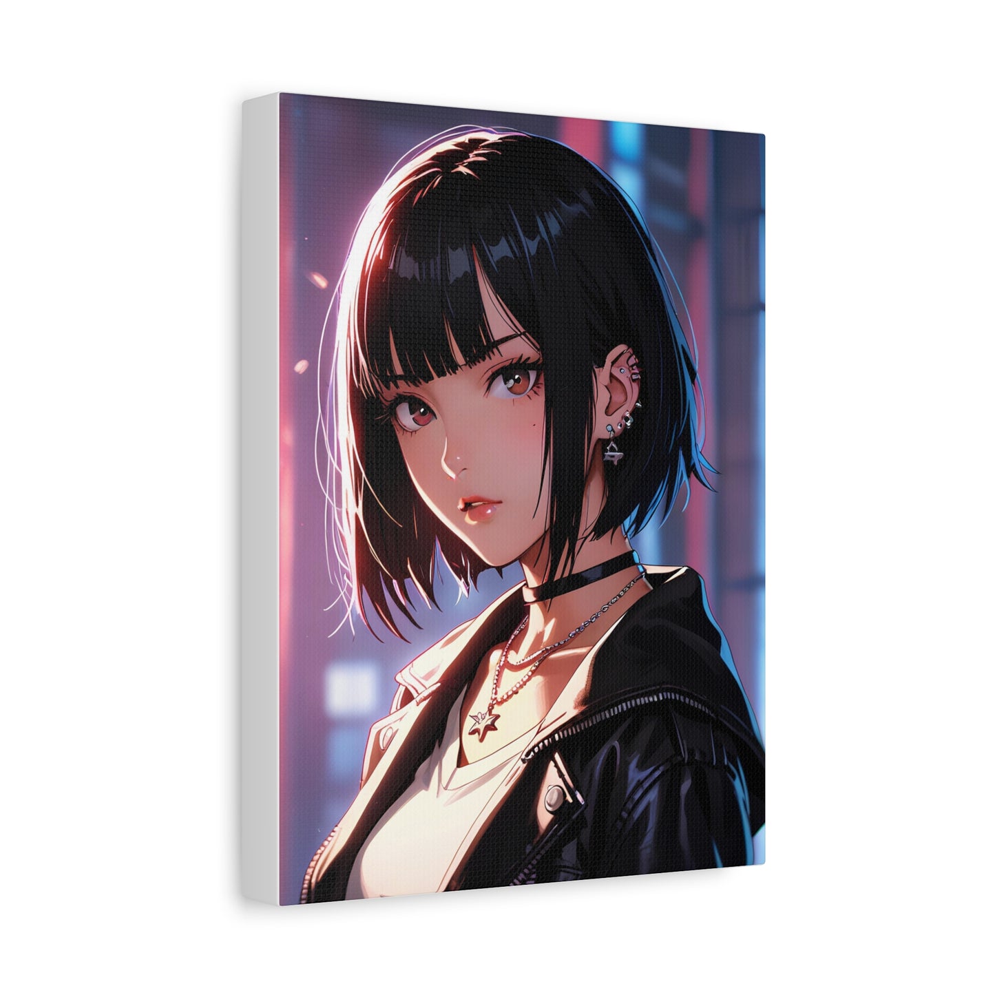 Matte Canvas Anime Style