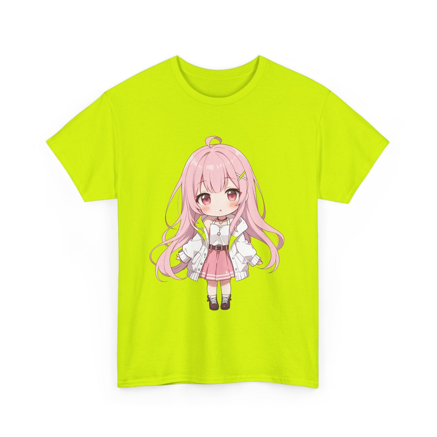 Cotton T-shirt Cute Chibi Girl
