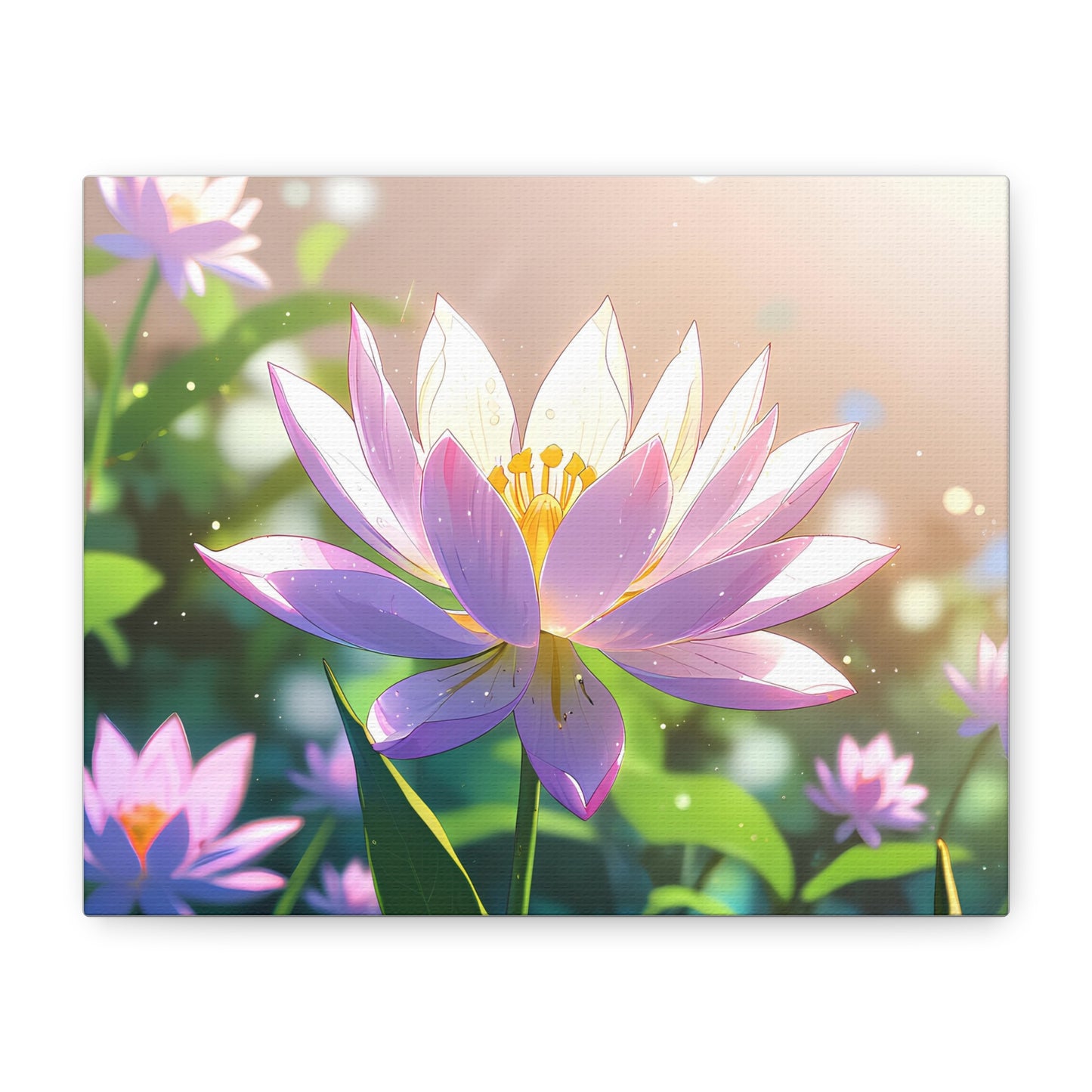 Matte Canvas Flowers