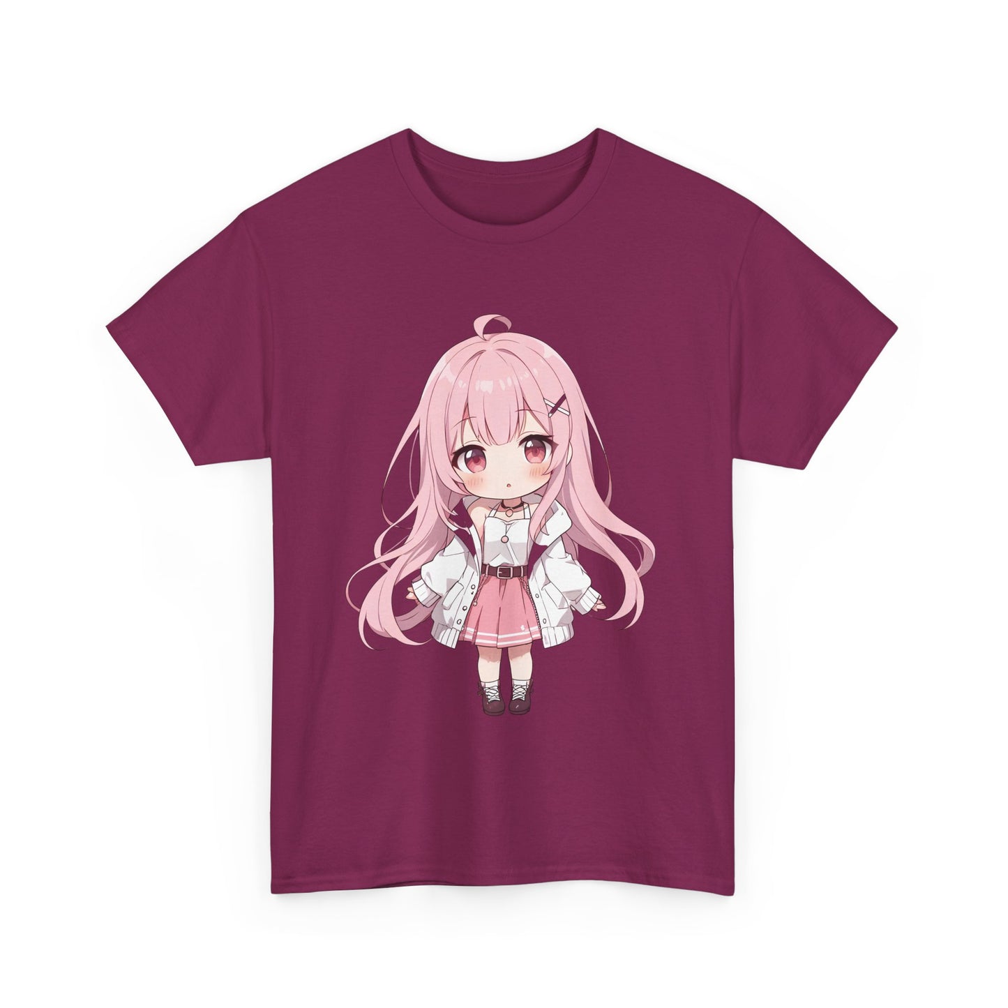 Cotton T-shirt Cute Chibi Girl