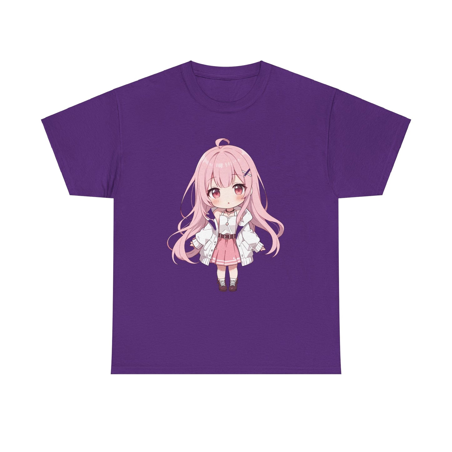 Cotton T-shirt Cute Chibi Girl